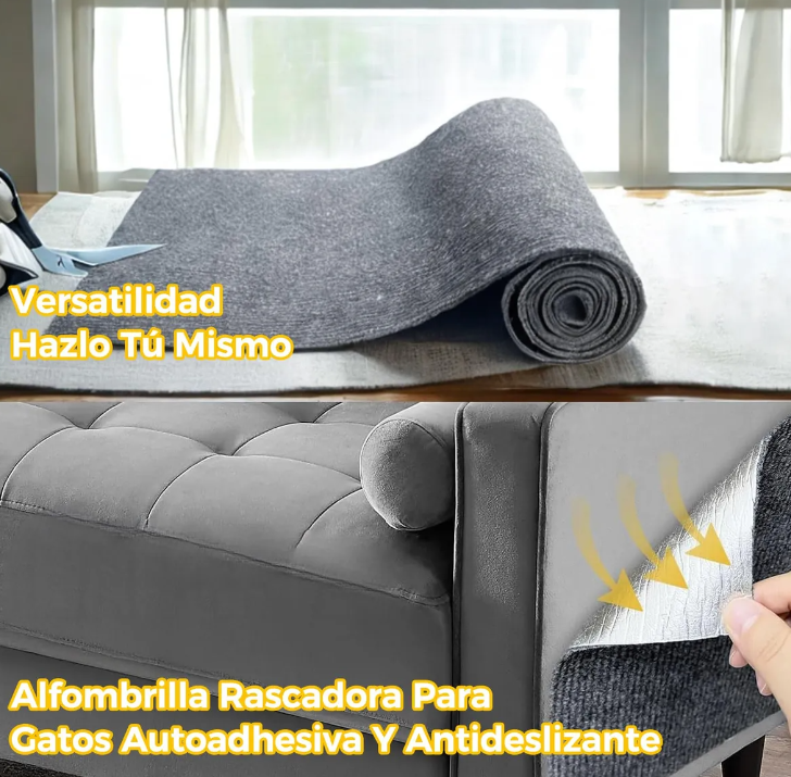 Tapete Rascador Para Gatos Cuida Muebles