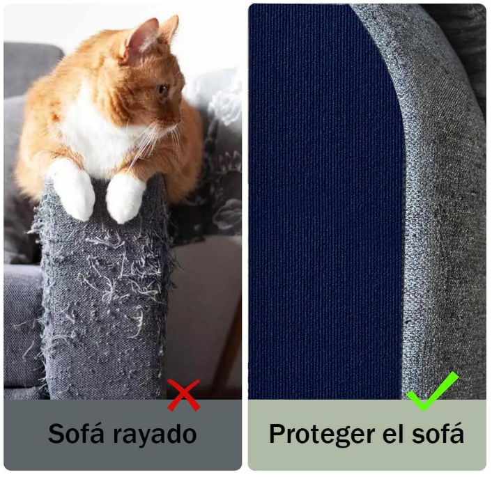 Tapete Rascador Para Gatos Cuida Muebles